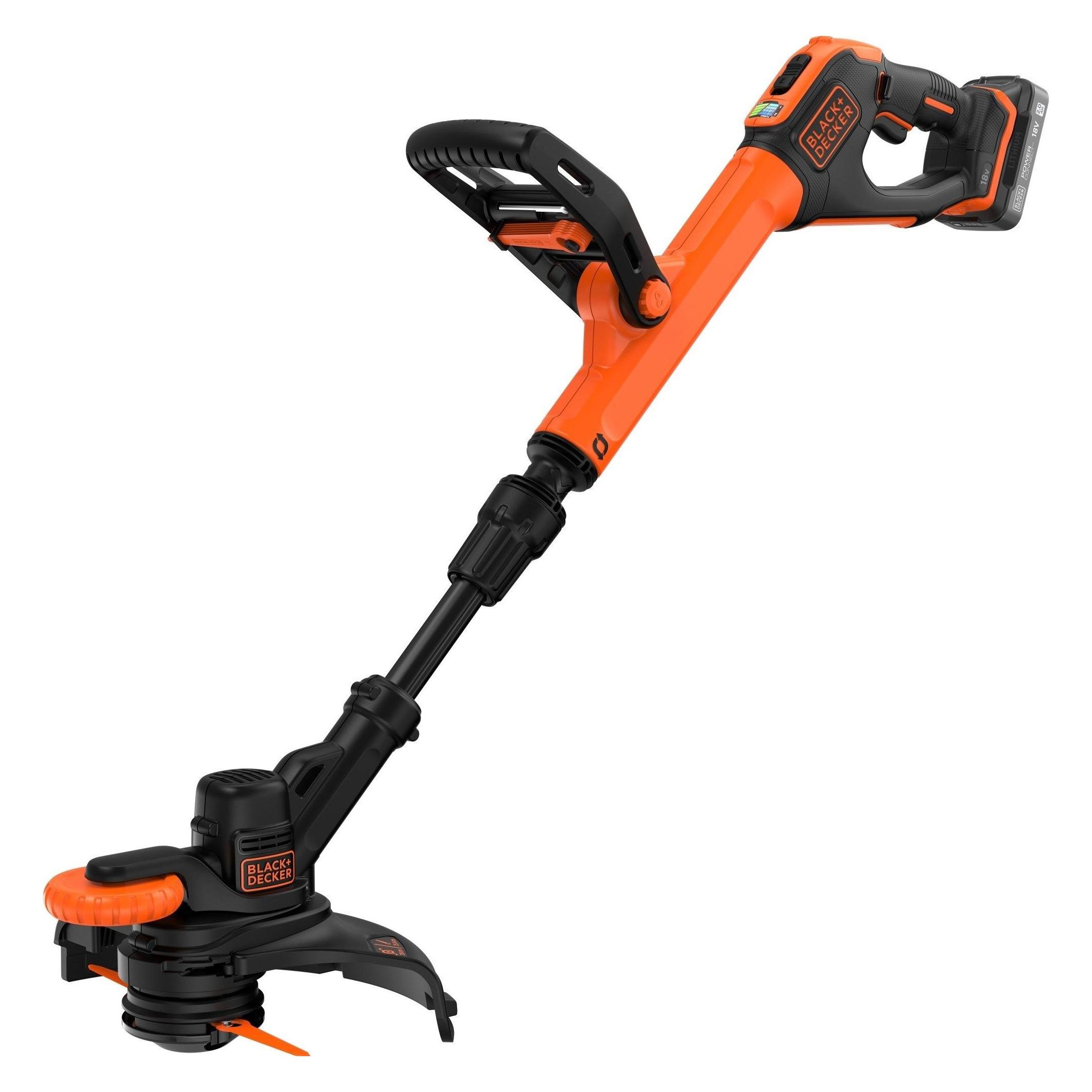 Black & Decker Black&Decker Akku-Rasentrimmer18V/2AhMesser25cm (Kunststoffmesser) (BCSTR918D1-QW)