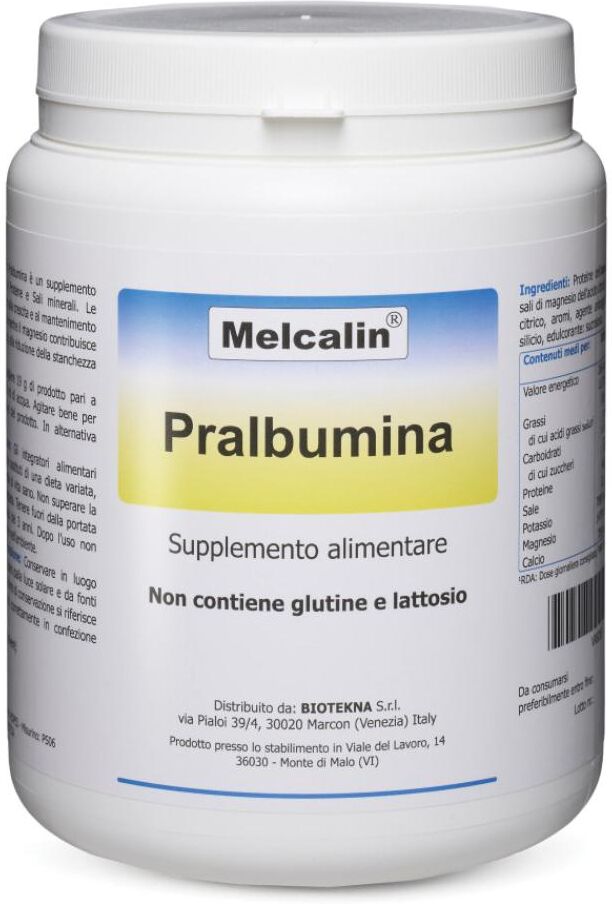 BIOTEKNA Srl MELCALIN PRALBUMINA 532 G