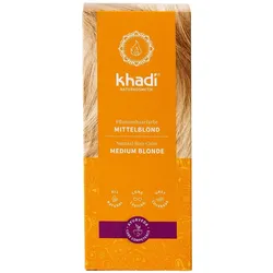 Khadi, Haarfarbe, Pflanzenfarbe (Mittelblond)
