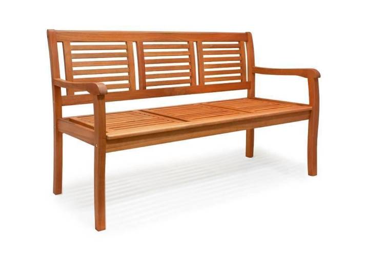 Banc de jardin en Bois d'Eucalyptus Certifié FSC - CASARIA - pour balcon terrasse patio