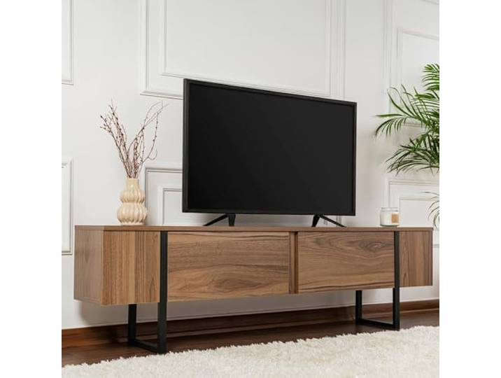 Dmora TV-Möbel Colzate 180x29,5x50h cm Braun, EIN Regal
