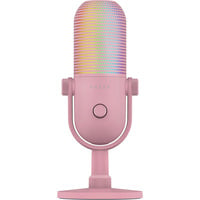 Seiren V3 Chroma 32-Bit DSP Quartz, Mikrofon rosa, RGB, USB