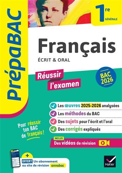 Hélène Bernard - Français écrit & oral 1re générale : bac 2026 - Preis vom 30.09.2026 22:30:23 h