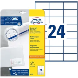 Avery, Etiketten, Universal-Etiketten