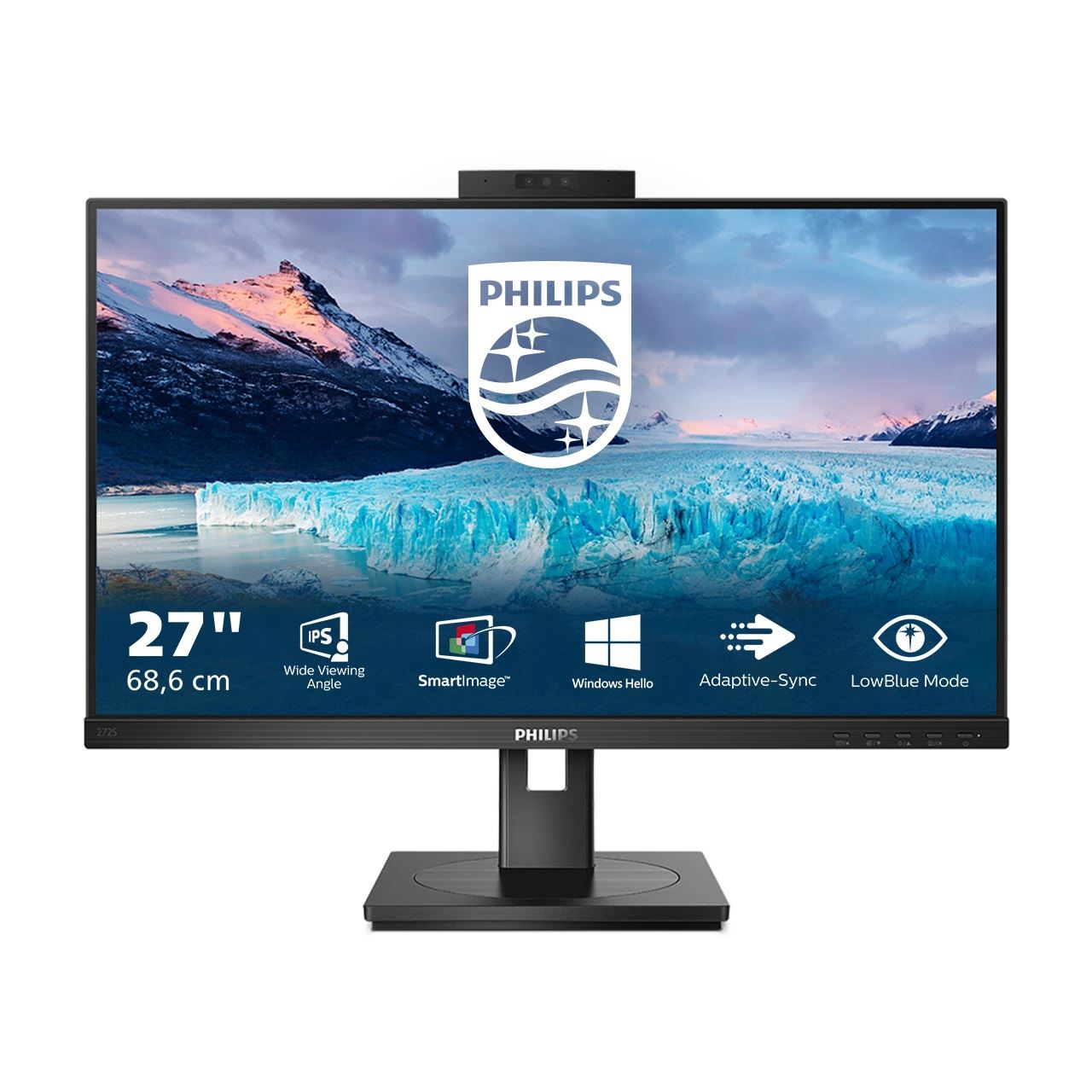 27" (68,58cm) Philips 272S1MH/00 schwarz 1920x1080 1x DisplayPort 1.2 / 1xDVI-D / 1x HDMI 1.4 / 1xVGA