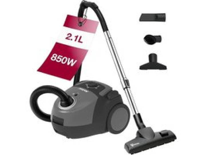 Aspirateur traîneau avec sac - Akitas - C5 - 850 W - 2 1 L - Filtre HEPA - Kit accessoires 3-en-1