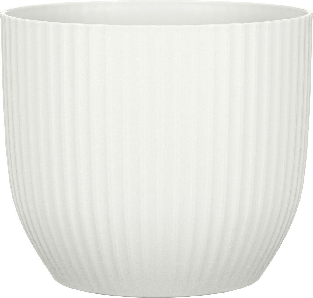 Scheurich Blumentopf Kunststoff Ø 14,6 x 13 cm chalk white