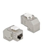 Delock Keystone Modul RJ45 Buchse zu Cat.6A 90° gewinkelt 6 A (86997)