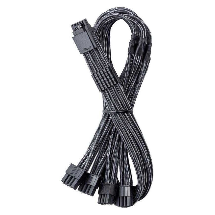 CableMod C-Series Pro ModMesh 12V-2x6-Kabel, Sleeved, 16-Pin zu 4x 8-Pin, für Corsair Type 4 und 3 P (60 cm, 8 pin EPS) (CM-PCSR-16P4-N60KC-5PK-R-SS)