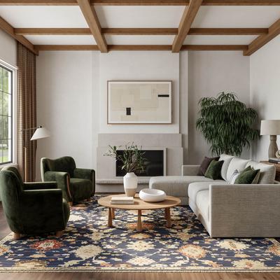 Nourison Antique Bloom Classic Vintage Fringed Indoor Rug