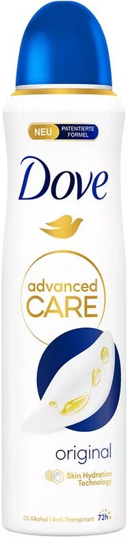 Dove - Advanced Care Original Anti-Transpirant-Spray, Deo Care Original Aerosol, 150  ml