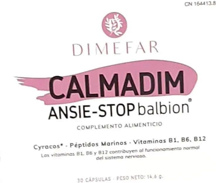 Dimefar Calmadim Ansie-Stop Balbion 30Cáps