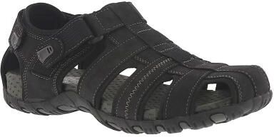Nunn Bush Rio Bravo Fisherman Sandal - Mens 8 Black Sandal W