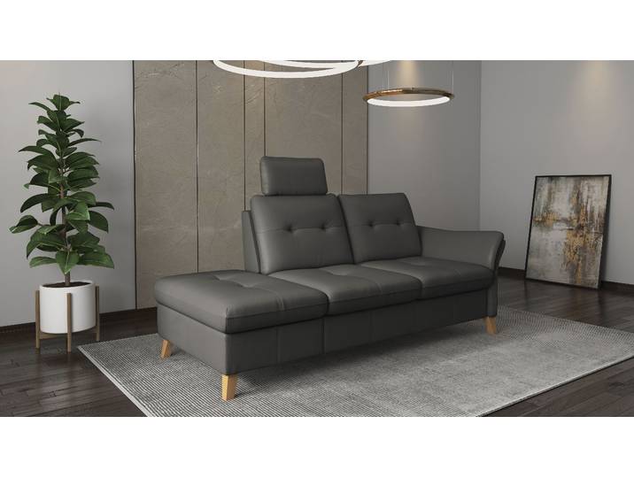 Recamiere SIT & MORE Göteborg , grau (anthrazit), B:210cm H:90cm T:92cm, Sofas, Recamiere, inklusive Federkern