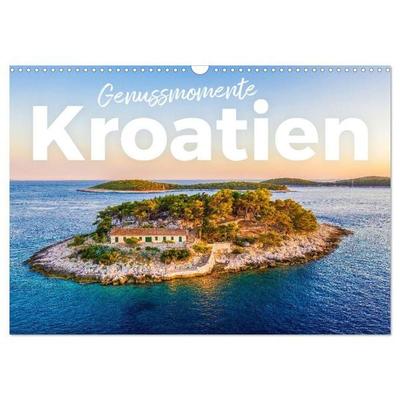 Genussmomente Kroatien (Wandkalender 2027 DIN A3 quer), CALVENDO Monatskalender