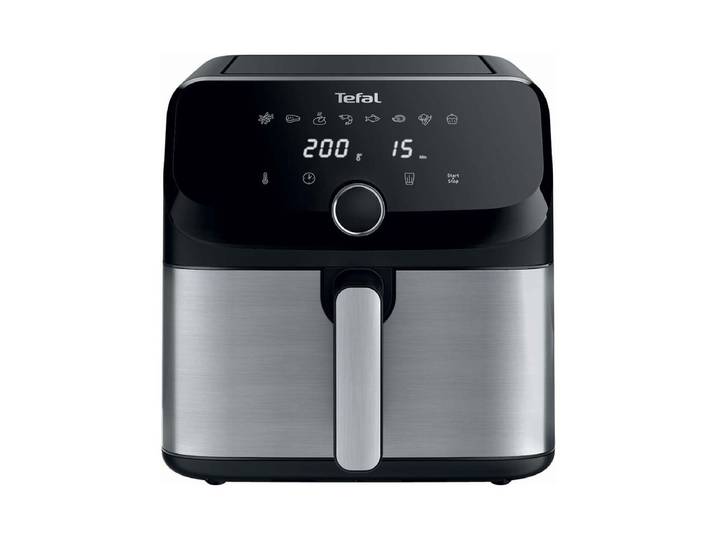 Tefal Easy Fry Mega EY855DCH Heissluftfritteuse Schwarz / Edelstahl