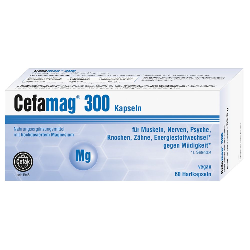 Cefamag 300 Hartkapseln 60 St