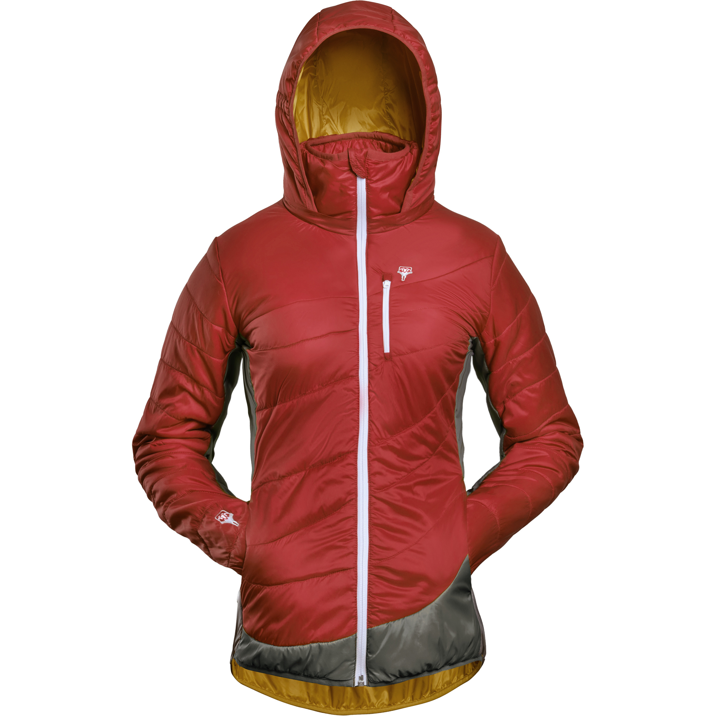 Grüezi Bag Refreshful SilkWool Damen Isolationsjacke rot Größe S Trekking Klein verpackbar Wasserabweisend