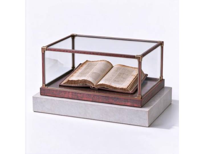 Acryl Vitrine Retro-Vitrinen Sammlerstücke Bücher, 80 60 50 40 30 25 15 cm Lange, Transparente Kunststoff-Vitrine, Tischvitrine mit Aluminiumrahmen, Mehrteilige Acryl-Vitrine für Helme Oder