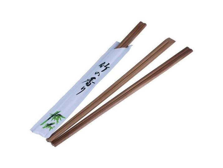 Essstäbchen-Set Paderno Braun Holz L 24 cm 100 Stk