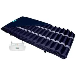 Reha Fund, Matratze, BioFlote 5000 Anti-Dekubitus-Matratze für Dekubitus der Stufe III bis 160 kg Blau (90 x 203 cm)