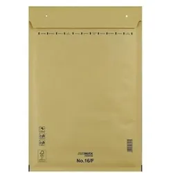 Øvrige, Versandtasche + Luftpolstertasche, Briefumschläge Airfickor 240 x 350 mm Braun Papier 100 Stück