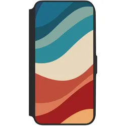 Nivocase Klapphülle für Samsung Galaxy A16 5G Handyhülle aus Kunst Leder NIVOflip schwarz Farbe Farbverlauf (Samsung Galaxy A16 5G), Smartphone Hülle, Schwarz