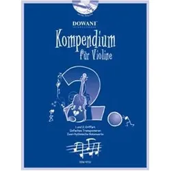Kompendium für Violine Band 2 (+CD) für 2 Violinen (Schüler und Lehrer), Schulbücher