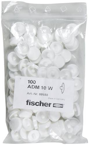 Fischer 88688 ADM 10W Abdeckkappe 4mm 16.5mm 100St.