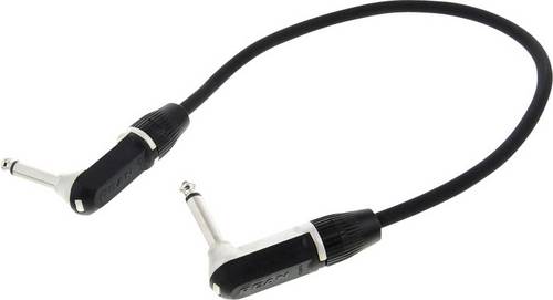 Cordial CFI0,3RR Klinke Klinken Kabel [1x Klinkenstecker 6.35mm - 1x Klinkenstecker 6.35 mm] 30.00cm Schwarz