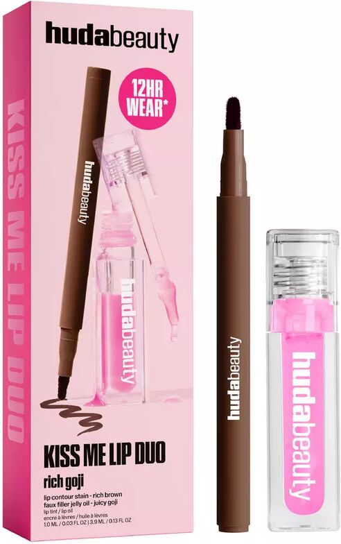 Huda Beauty - Kiss Me Lip Duo Rich Goji - Set für die Lippen, Set