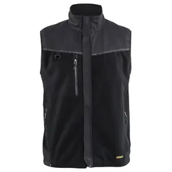 Windstopper Fleeceweste "3855" schwarz - 4XL - schwarz