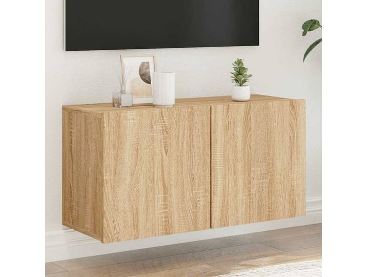vidaXL TV-Board vidaXL TV-Wandschrank Sonoma-Eiche 80x30x41 cm