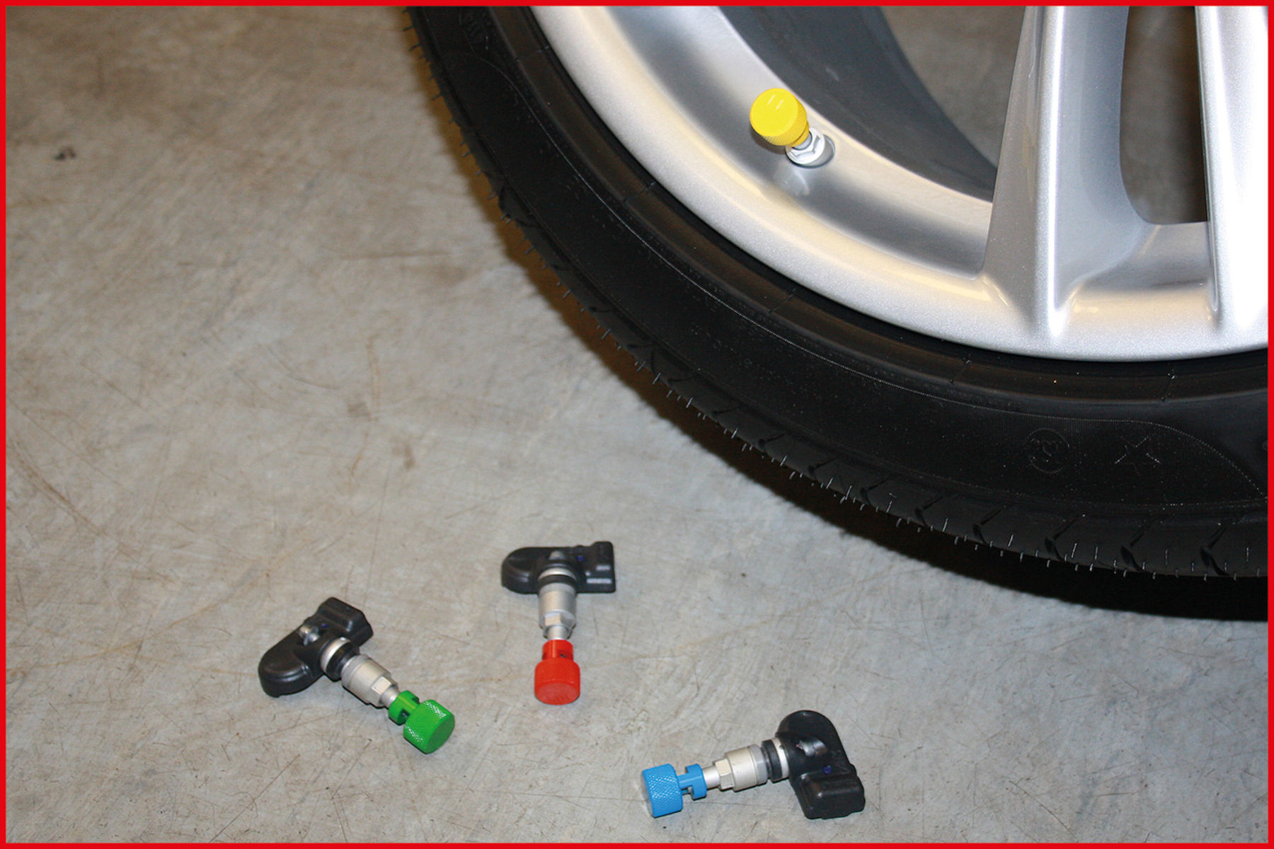 KS Tools RDKS / TPMS Reifenentlüfter, blau, rechts hinten (100.1189)