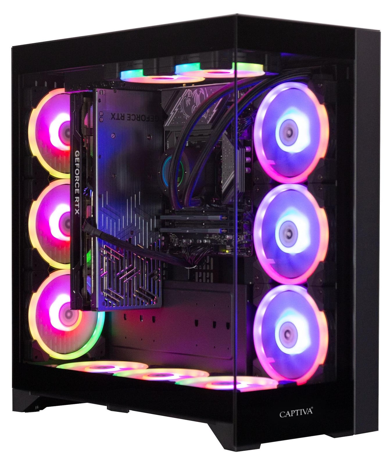 Captiva High-end Gaming R90-301 met AMD Ryzen 9 9950X3D, 32 GB DDR5-SDRAM en 2 TB