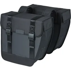 Basil Doppeltasche Tour schwarz 28 l MIK
