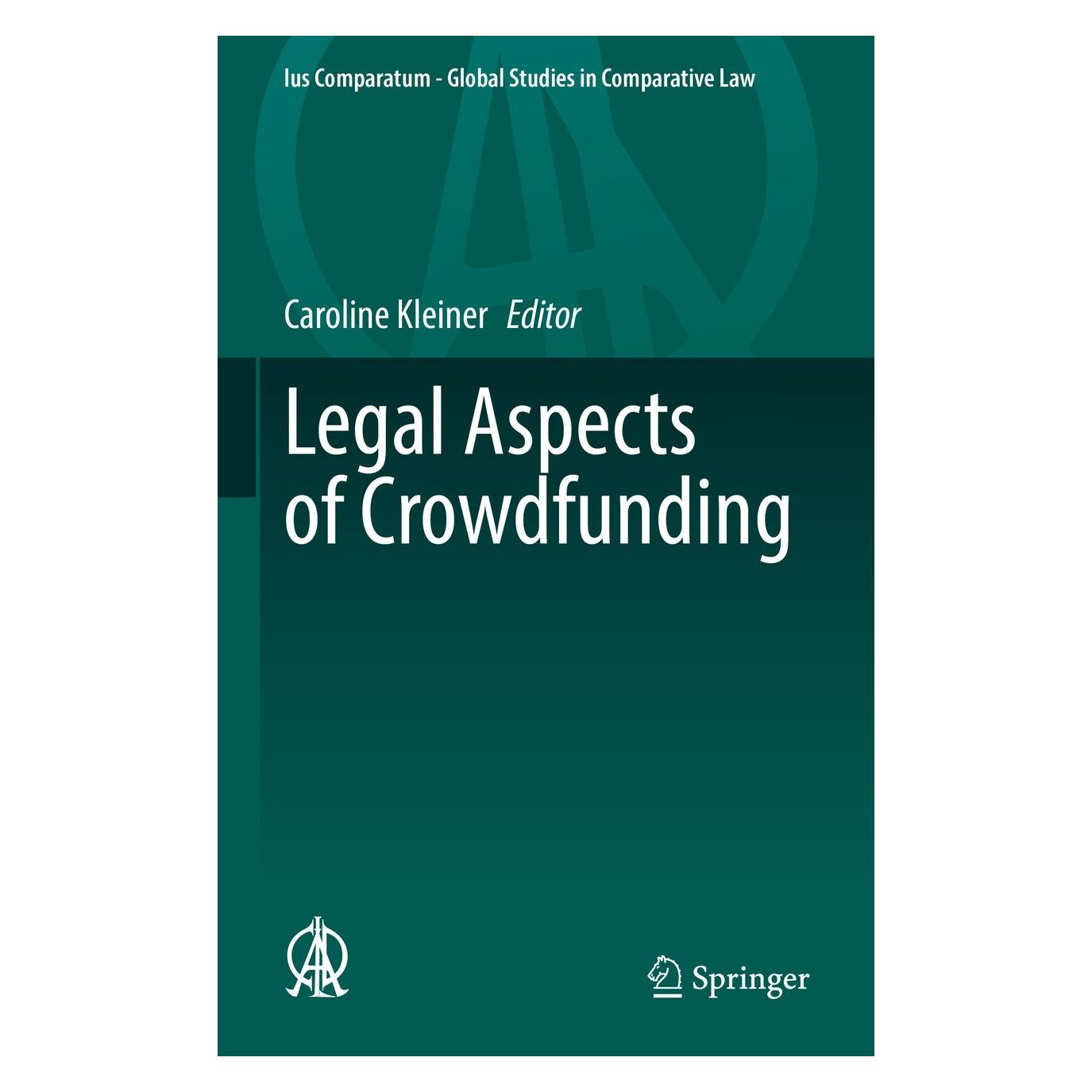 Springer Legal Aspects of Crowdfunding (9783030792633)