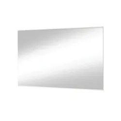 Spiegel 118 x 80 cm  ¦ weiß ¦ Glas,Aluminium,Holzwerkstoff ¦ Maße (cm): B: 118 H: 80 T: 2.5
