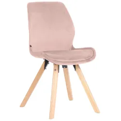 CLP Stuhl Luna Samt   Farbe: pink, Material: Samt