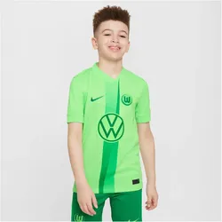 NIKE VfL Wolfsburg Dri-FIT Stadium Heimtrikot 2024 Kinder 398 - sub lime/lucky green/lucky gre M (137-147 cm)