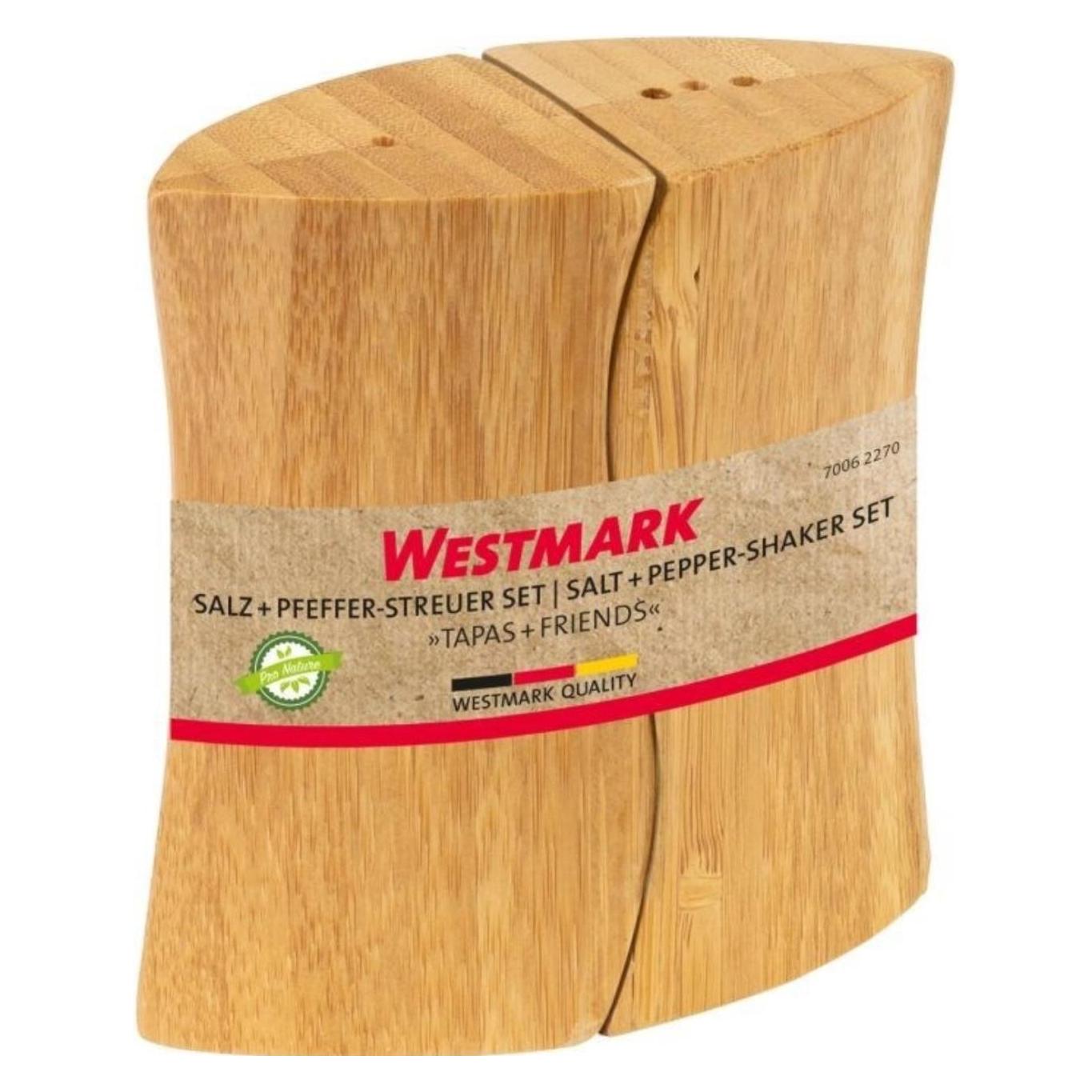 Westmark 2er Set Salz- und Pfefferstreuer Tapas u. Friends (Pfeffer, Salz) (70062270)