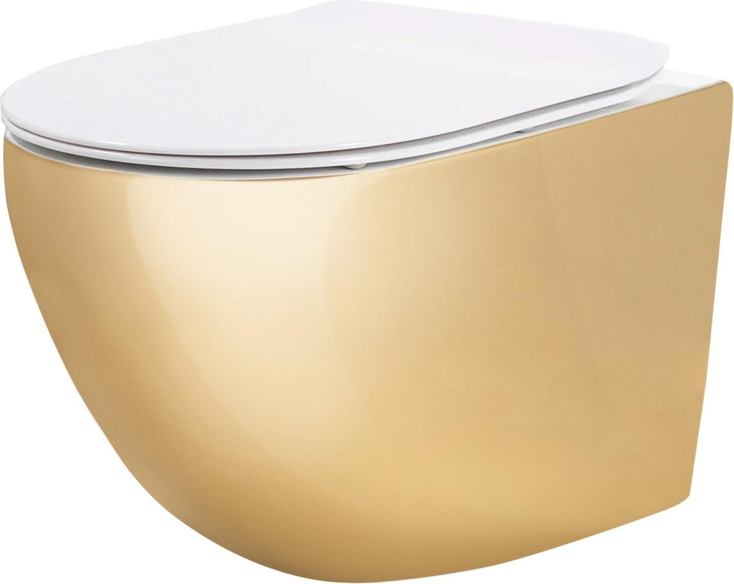 Rea Hangtoilet Carlo Mini Tornado Nfq Gold White