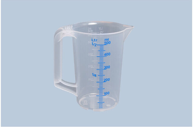 Pichet doseur 500 ml polypropylène transparent D90xH135 mm HÜNERSDORFF (935000)