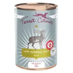 Terra Canis Low Mineral Diät 400g-Dose Hundenassfutter Wild