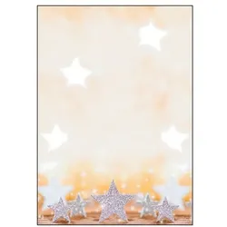 Sigel Weihnachts-Motivpapier »Glitter Stars« A4 DP029, 21x29.7 cm