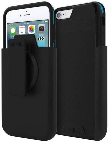 iPhone 6 Plus / 6s Plus Incipio Performance Series Håndværkercover m. Bælteclips - Sort