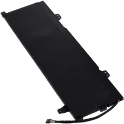 AccuCell Akku Lenovo Yoga 730-15IWL-81JS, Typ L17C3PE0 (4500 mAh), Notebook Akku, Schwarz