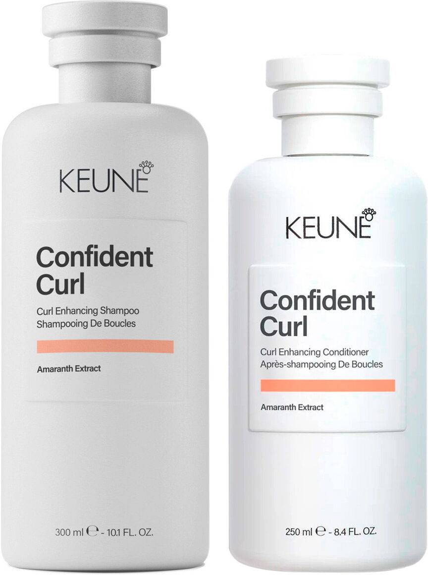 550ml KEUNE Confident Curl Confident Curl Curl Enhancing Set (Shampoo 300ml + Conditioner 250ml)