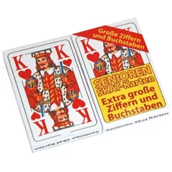 Senioren Skatkarten Spielkarten Große Zahlen Zeichen Französisches Blatt