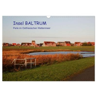 Insel Baltrum, Perle im Ostfriesischen Wattenmeer (Wandkalender 2027 DIN A3 quer), CALVENDO Monatskalender